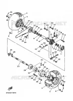 ACHTERWIEL voor Yamaha YFA1 1998