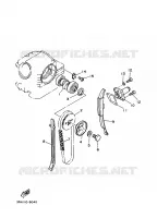NOKKENAS / KETTING voor Yamaha YFA1 1998