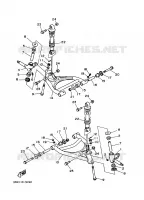 OPHANGING / WIEL VOOR voor Yamaha YFA1 1998