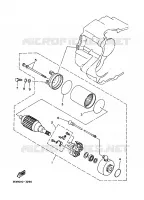 STARTMOTOR voor Yamaha YFA1 1998