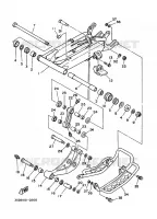ACHTERBRUG voor Yamaha YFM350X 1998
