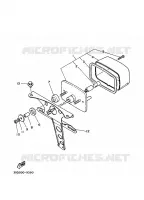 ACHTERLICHT 2 voor Yamaha YFM350X 1998