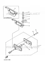 ACHTERLICHT voor Yamaha YFM350X 1998