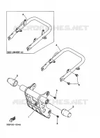 BUMPER voor Yamaha YFM350X 1998