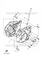 CARTERDELEN voor Yamaha YFM350X 1998