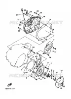 DEKSEL   MOTOR 1 voor Yamaha YFM350X 1998