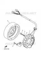 DYNAMO voor Yamaha YFM350X 1998