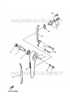 NOKKENAS / KETTING voor Yamaha YFM350X 1998