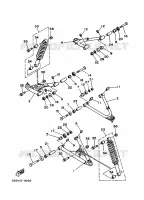 OPHANGING / WIEL VOOR voor Yamaha YFM350X 1998