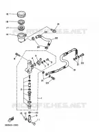 REMPOMP ACHTER voor Yamaha YFM350X 1998