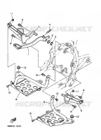 STANDAARD / VOETSTEUN voor Yamaha YFM350X 1998