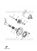 STARTMOTOR KOPPELINGS voor Yamaha YFM350X 1998