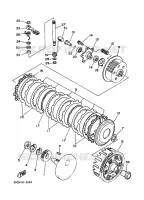 STARTMOTOR KOPPELINGS voor Yamaha YFM350X 1998