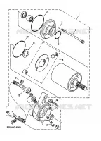 STARTMOTOR voor Yamaha YFM350X 1998