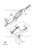 UITLAAT voor Yamaha YFM350X 1998