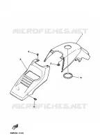 ZIJKUIPDEEL voor Yamaha YFM350X 1998