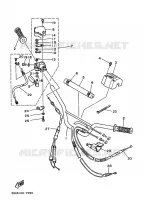 STUUR / KABEL voor Yamaha YFZ350 1998