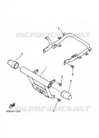 BUMPER voor Yamaha YFZ350 1998
