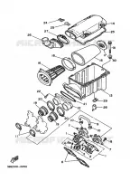 INLAAT voor Yamaha YFZ350 1998