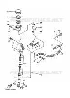 REMPOMP ACHTER voor Yamaha YFZ350 1998