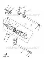 SCHAKELWALS voor Yamaha YFZ350 1998