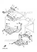 STANDAARD / VOETSTEUN voor Yamaha YFZ350 1998
