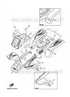 STICKER / LABEL 2 voor Yamaha YFZ350 1998