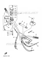 STUUR / KABEL voor Yamaha YFZ350 1998