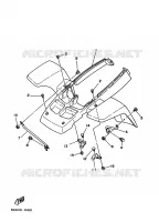 VOORSPATBORD voor Yamaha YFZ350 1998