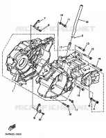 CARTERDELEN voor Yamaha YFM350FW 1997