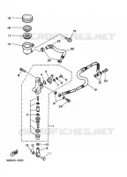 REMPOMP ACHTER voor Yamaha YFM350X 1997