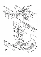 ACHTERBRUG voor Yamaha YFM350X 1997