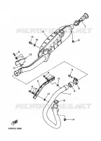 UITLAAT voor Yamaha YFM350X 1997
