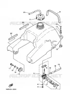 BENZINE TANK voor Yamaha YFM350X 1997