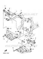 STANDAARD / VOETSTEUN voor Yamaha YFM350X 1997