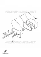 ACHTERLICHT voor Yamaha YFM350FW-X 1997
