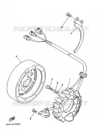 DYNAMO voor Yamaha YFM350U 1997