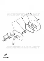ACHTERLICHT voor Yamaha YFM350FW 1996