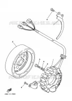 DYNAMO voor Yamaha YFM350FW 1996