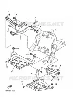STANDAARD / VOETSTEUN voor Yamaha YFM350X 1996