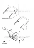 BUMPER voor Yamaha YFM350X 1996