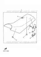 SELLE voor Yamaha YFM350X 1996