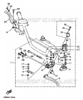 STUURSCHAKELAAR / HEVEL voor Yamaha YFM350X 1996