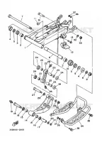 ACHTERBRUG voor Yamaha YFM350X 1996