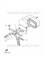 ACHTERLICHT 2 voor Yamaha YFM350X 1996