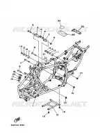 FRAME voor Yamaha YFM350X 1996