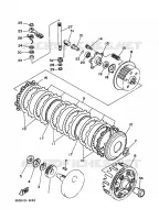 STARTMOTOR KOPPELINGS voor Yamaha YFM350X 1996