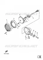 KOPLAMP voor Yamaha YFM350X 1996