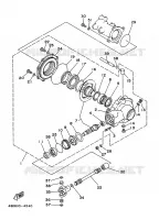 AANDRIJFAS voor Yamaha YFB250FW 1996