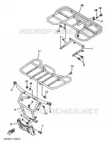 BUMPER 2 voor Yamaha YFB250FW 1996